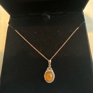 Fire Opal Necklace (Jared – Le Vian